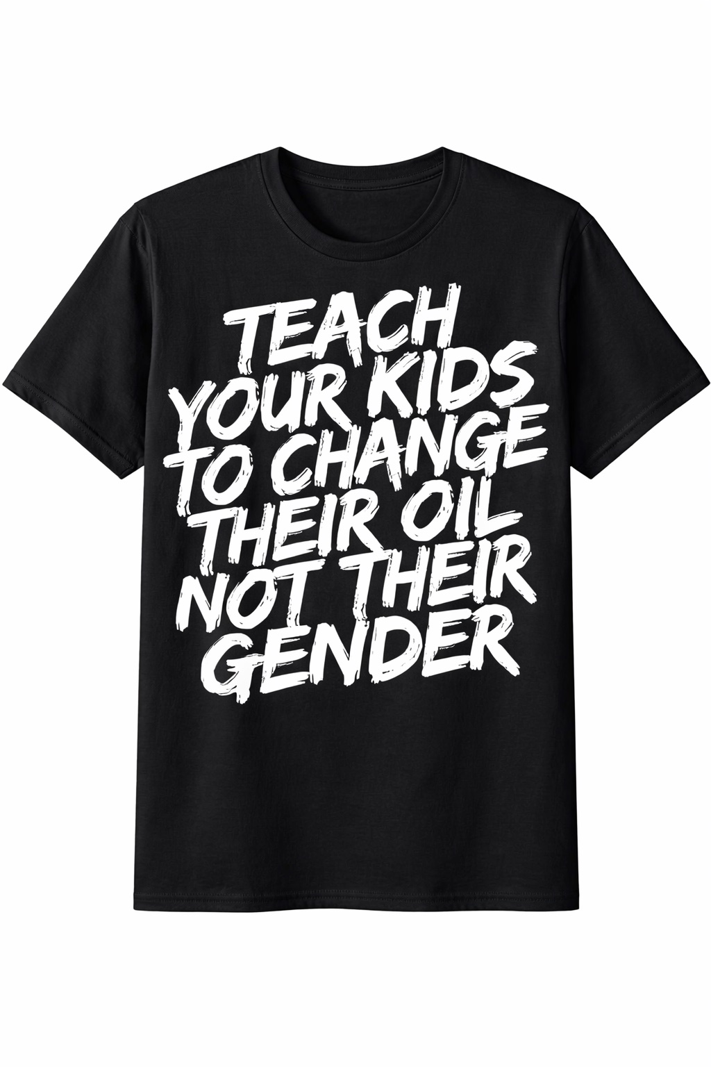 Teach your kids how to change oil tee shirt